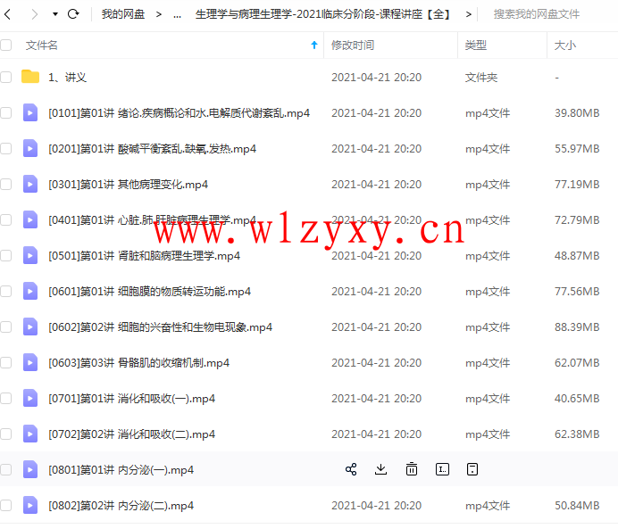 2021临床医师分阶段考试生理学与病理生理学网课.png