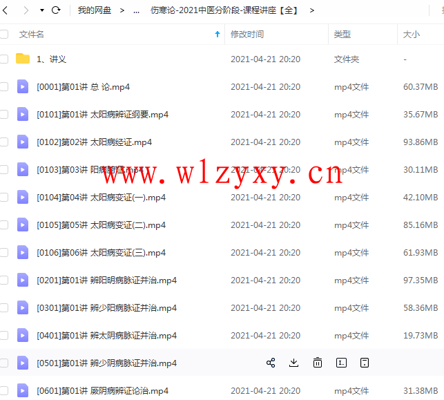 2021中医医师分阶段考试伤寒论网课.png