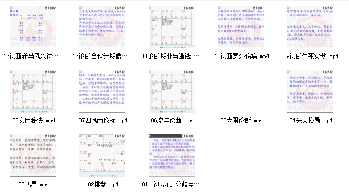 孙亘古紫微斗数教学视频网盘资源插图1