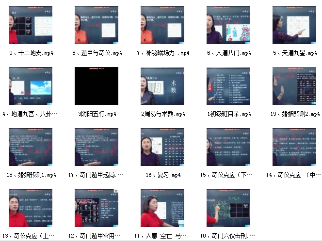 杜新会奇门遁甲视频资源插图1