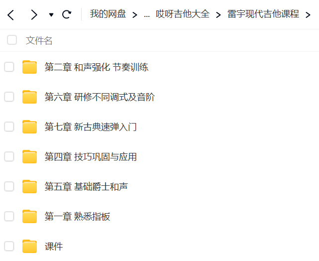 雷宇现代吉他课程网盘资源插图