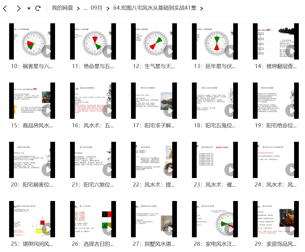 宏图八宅风水视频教程插图2