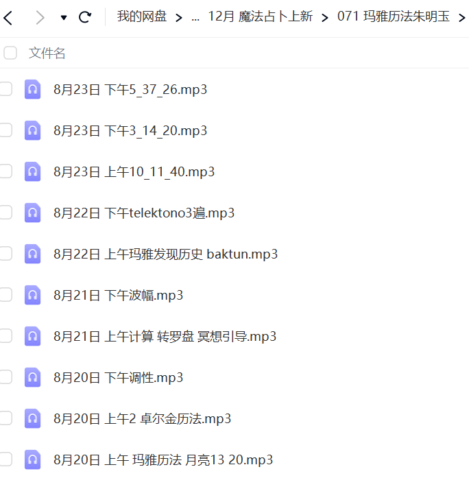 朱明玉玛雅历法教程录音网盘资源.png