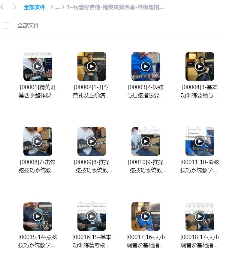 壹仔吉他终极虐指训练与即兴solo系统教学网课资源插图1
