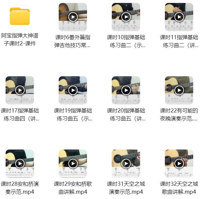 阿宝老师弹吉他修炼手册网课资源插图1
