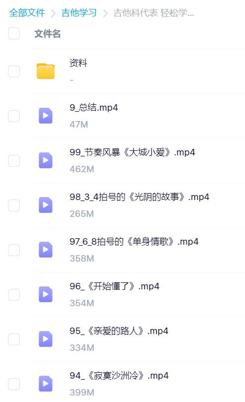 吉他科代表视频课程网盘资源.png